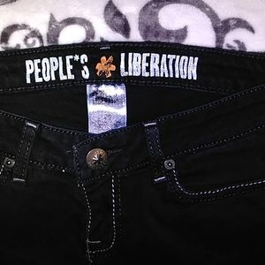 Size 25 Black skinny jeans 30 inch inseam